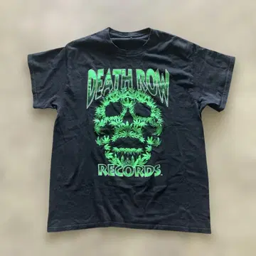 Death Row Records 티셔츠 블랙 그린