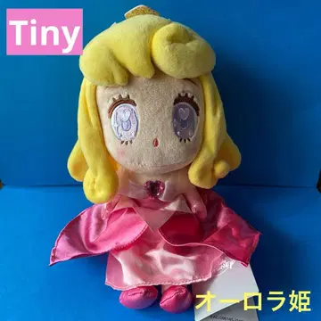 [택 포함] 디즈니 스토어 한정판 Tiny 봉제 인형 오로라 공주