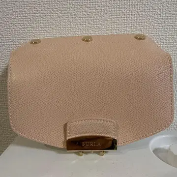 [ 가격 인하 중 ] FURLA 메트로폴리스 핑크 베이지 플랩