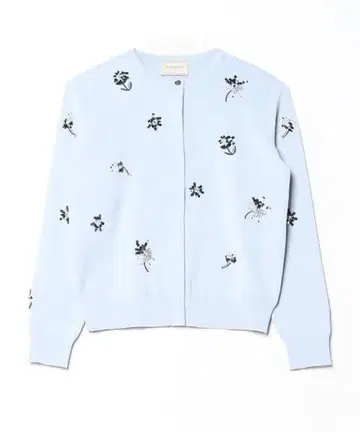 UNITED ARROWS 플라워 비쥬 가디건