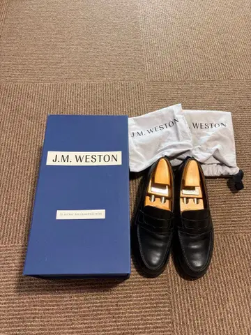 J.M. WESTON 180 시그니처 로퍼 블랙 슈트리 포함