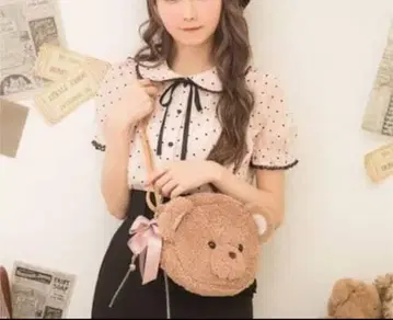 허니시나몬 곰돌이 미니백 시나몬군 Cinnamon 허니 시나몬