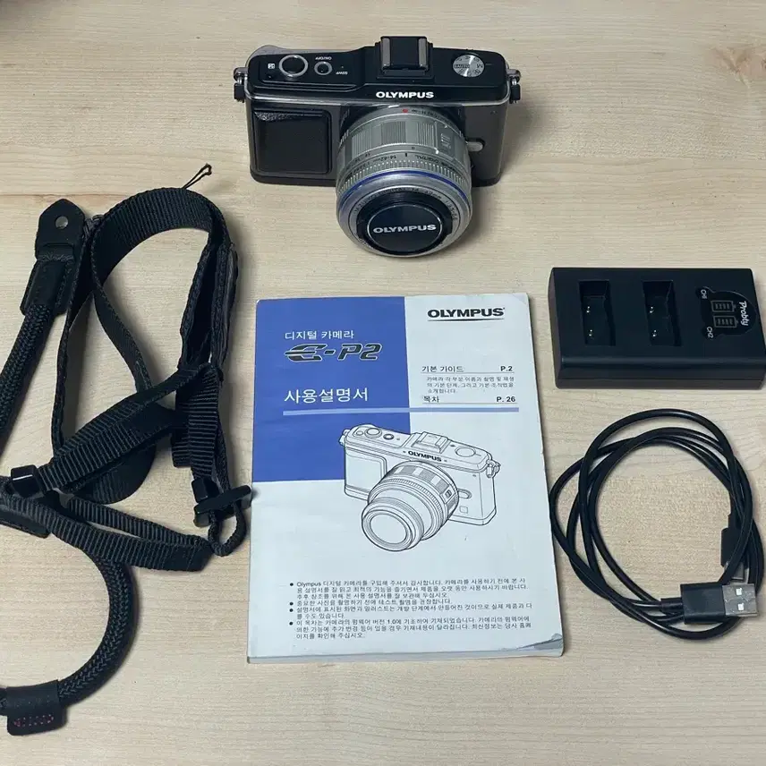 올림푸스 E-P2 바디+14-42L 기본 줌 렌즈세트