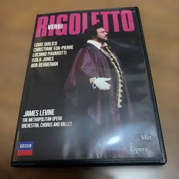 오페라 dvd 베르디 가극 리골레토 메트로폴리탄 극장 파바로티