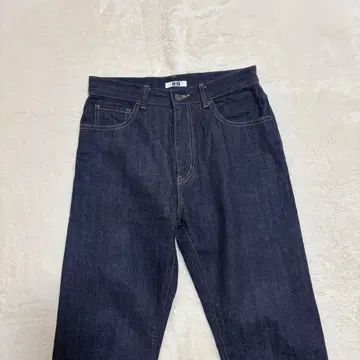 셀비지 적미 데님 팬츠 청바지 카이하라 다크 네이비 유니클로 U 29