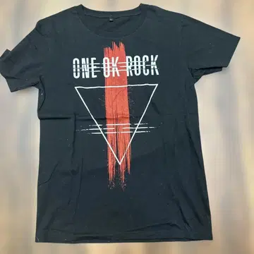 ONE OK ROCK 티셔츠 블랙 L 사이즈