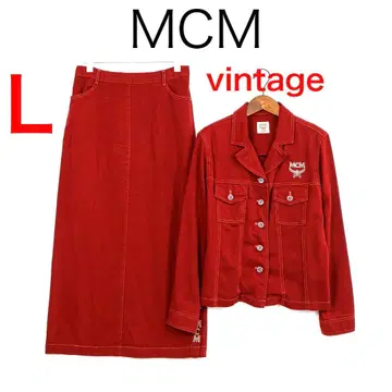 H8136 MCM 레제르 90S 데님 자켓 스커트 셋업