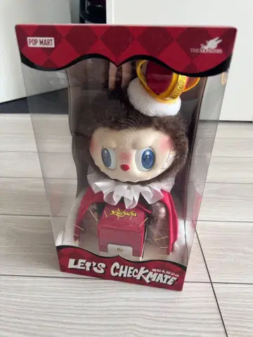 POP MART Labubu LET'S CHECKMATE 봉제 인형
