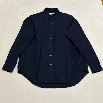 Graphpaper Oxford B.D. 오버사이즈 셔츠 네이비