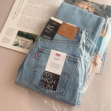 SNIDEL x Levi's 70S HIGH 슬림 데님