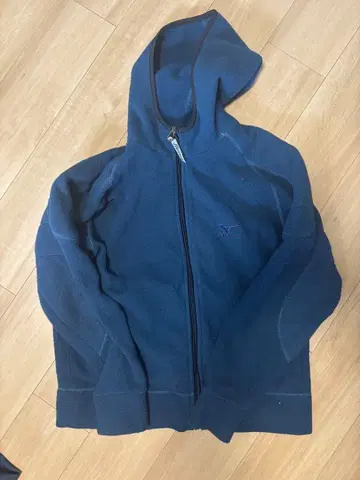 90s MIZUNO 이탈리아산 플리스 후드티 네이비 archive