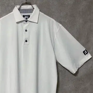 FootJoy 풋조이 원포인트 로고 반팔 피케 셔츠 화이트 M