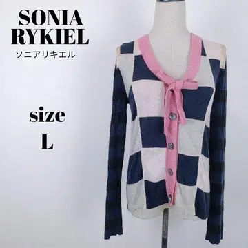 [ a2514 ] SONIA RYKIEL 캐시미어 혼방 니트 가디건 40