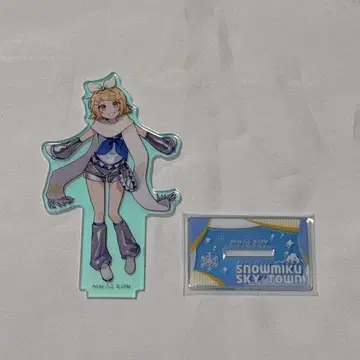카가미네 린 SNOW MIKU 유키 미쿠 스카이타운 오로라 아크릴 스탠드