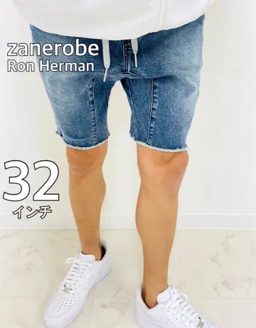 자네로베 론 헤르만 취급 하프 팬츠 스키니 팬츠 블루 32