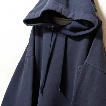 챔피온 로고 자수 후드 맨투맨 네이비 네이비 컬러 XL 구제 의류