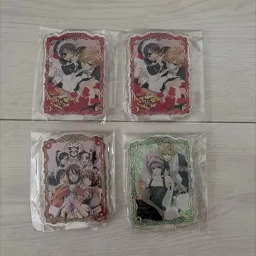 회장님은 메이드 사마 만복 가챠 복권 아크릴 스탠드 4점 set