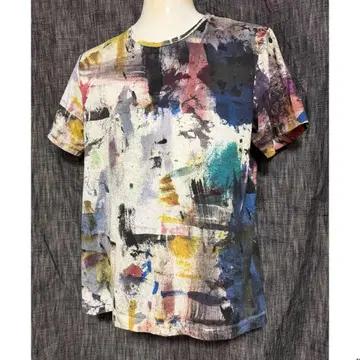 Paul Smith 올 패턴 아트 일본제 T셔츠 티셔츠 반팔