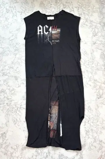77circa 리메이크 원피스 슬리브리스 빈티지