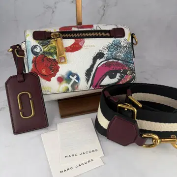 MARC JACOBS Snapshot 콜라주 프린트 숄더백