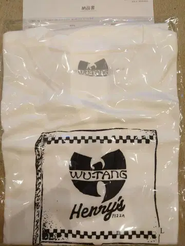 WU-TANG x Henry's PIZZA T-SHIRT 화이트 L