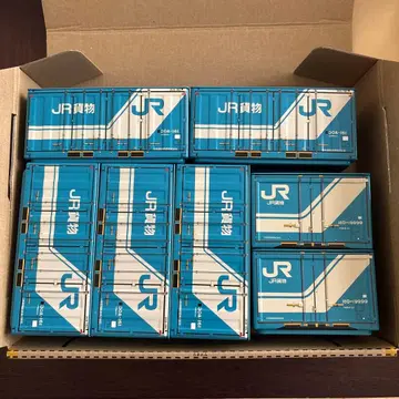 JR 화물 컨테이너 철도 모형 7개