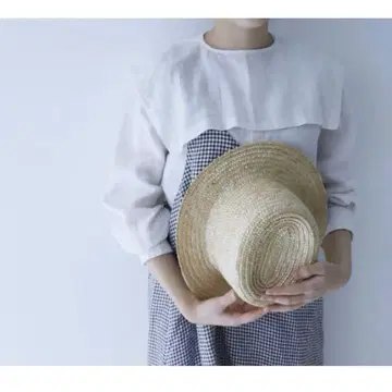 nest Robe 체크 무늬 원숄더 원피스 에이프런