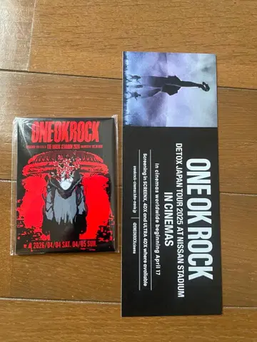 one ok rock 마그넷과 영화 특전 1장
