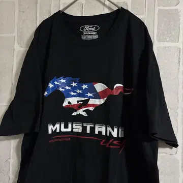 Ford Mustang USA T셔츠 XL 블랙