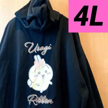 치이카와 토끼 여성용 지퍼 후드티 4L