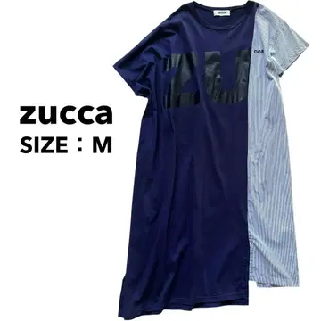 ZUCCa 이소재 도킹 원피스 변형 디자인 비대칭 롱 기장