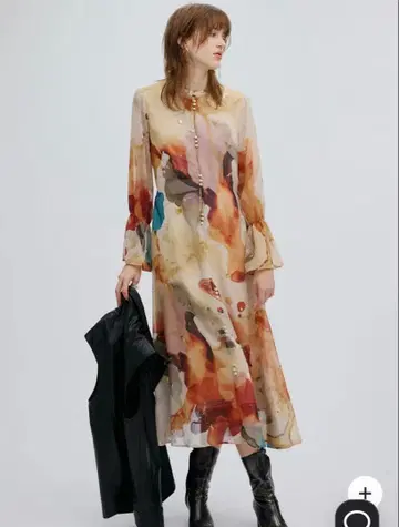 AMERI INK ART DRESS 잉크 아트 드레스