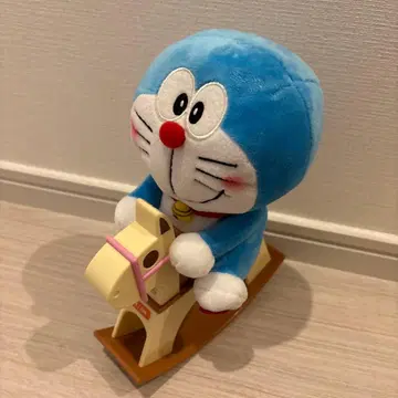 도라에몽 봉제 인형 목마