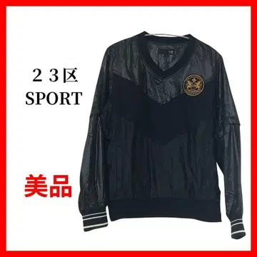 23구 SPORT 골프웨어 나일론 풀오버 V넥 L B1053