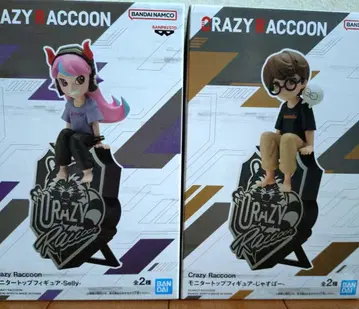 Crazy Raccoon 모니터 탑 피규어