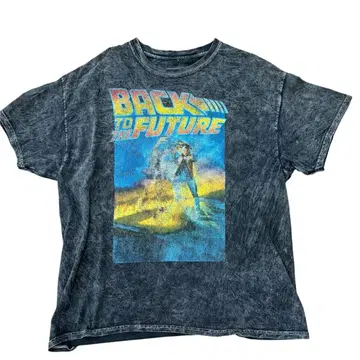 레어 BTTF 백투더퓨처 영화 T셔츠 L 아메카지 구제 의류