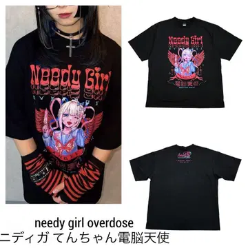 needy girl overdose 니디걸 텐짱 전뇌천사 T셔츠