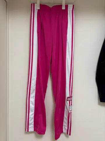 adidas 아디블레이크 트랙 팬츠 핑크 XS