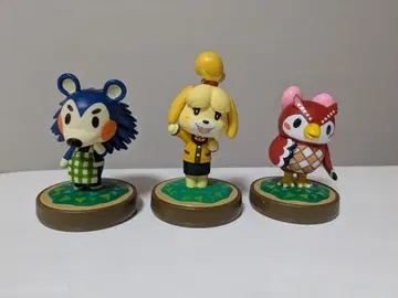 amiibo 동물의 숲 3체 세트