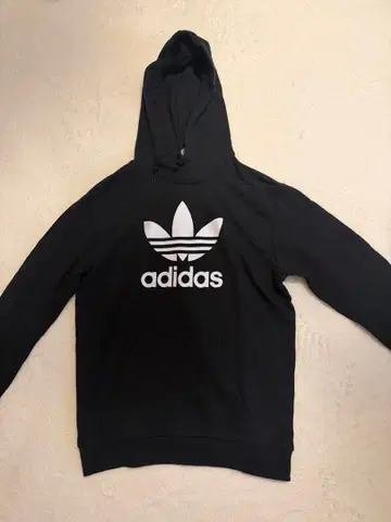 adidas Originals 트레포일 후드티 블랙