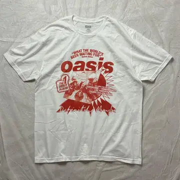 oasis 오아시스 밴딩 T셔츠 US 수입 미국 기획