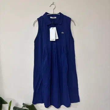 LACOSTE 슬리브리스 피케 셔츠 EF764E 면 100% 사이즈 38