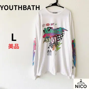 유스버스 레이싱 그래픽 롱T L 스트릿 YOUTHBATH