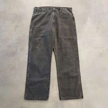 랭글러 13MWZ W36 블랙 데님 블랙 구제 의류 90s 19075