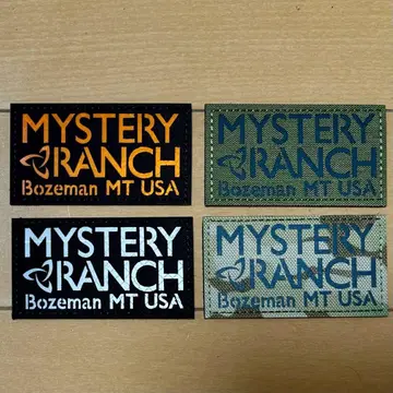 MYSTERY RANCH 소프트 패치 와펜 4색 세트 벨크로 와펜