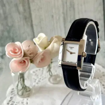 [레어] TISSOT 티쏘 손목시계 쉘 스퀘어 스타일 여성용 L950K