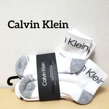 Calvin Klein 캘빈클라인 삭스 6족 세트 화이트 양말 로고