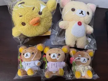 빌레반 리락쿠마! 봉제 인형 리락쿠마와 키이로이토리 5세트