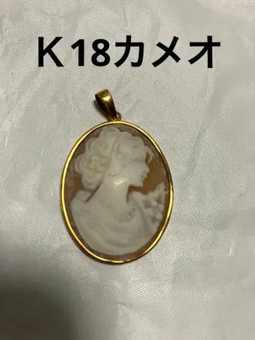 K18 프레임 시엘 카메오 펜던트 탑