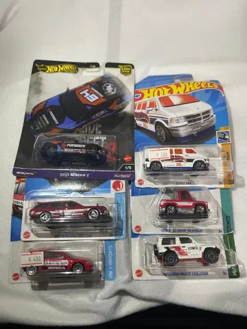 핫휠 Hot Wheels 6대 세트 묶음 판매